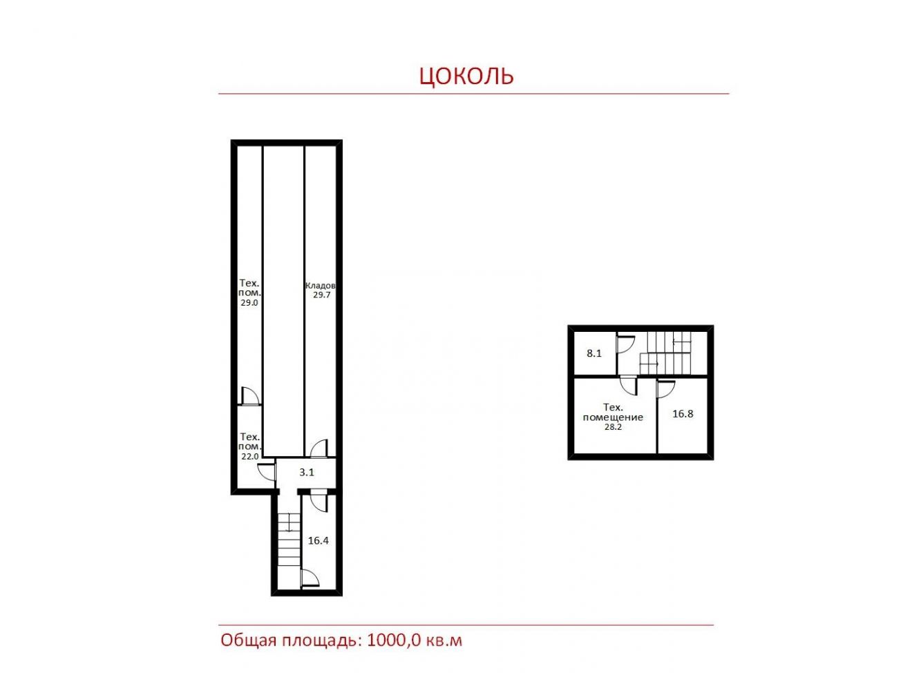 Планировка Продажа Дом 1034 м² на участке 114.68 сот. в Павлово-2
