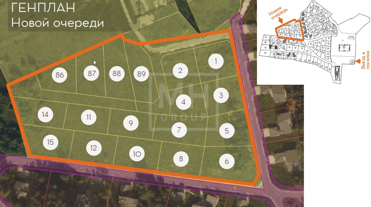 Участки новой очереди в проекте Покровское Рубцово - фото 2